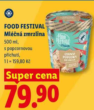 FOOD FESTIVAL Mléčná zmrzlina, 500 ml