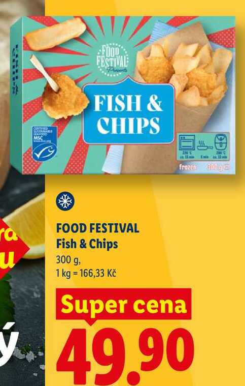 FOOD FESTIVAL Fish & Chips, 300 g