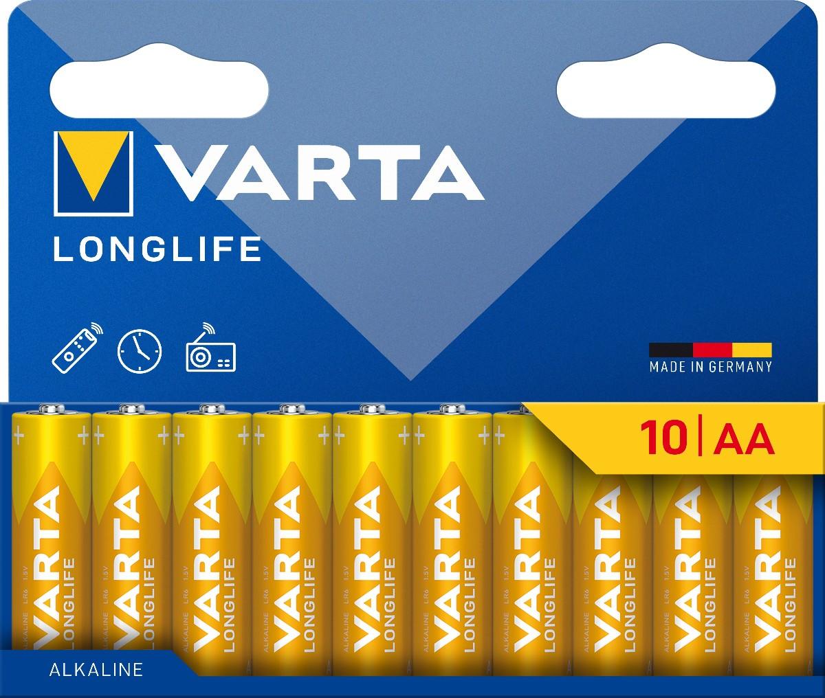 Baterie Longlife AA/AAA, 10 KS
