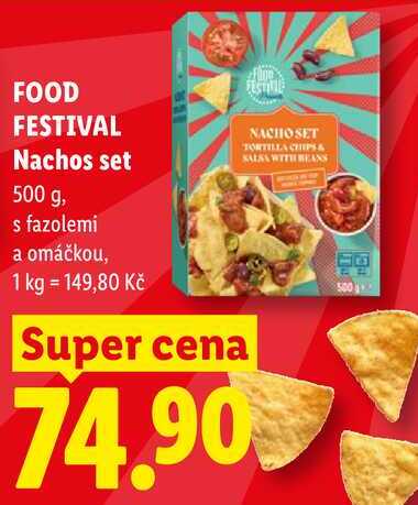 FOOD FESTIVAL Nachos set, 500 g