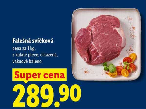 Falešná svíčková, cena za 1 kg