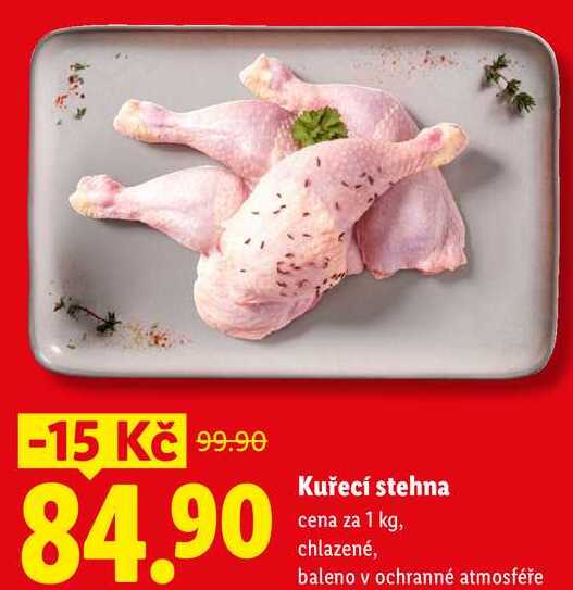 Kuřecí stehna, cena za 1 kg