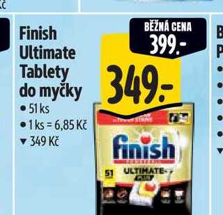 Finish Ultimate Tablety do myčky  51ks Albert