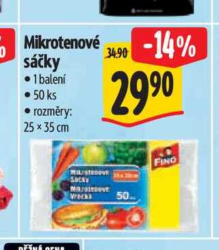 Mikrotenové sáčky 1 balení 50 ks