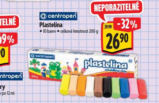 Plastelína 10 barev