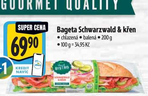 Bageta Schwarzwald & křen 200 g