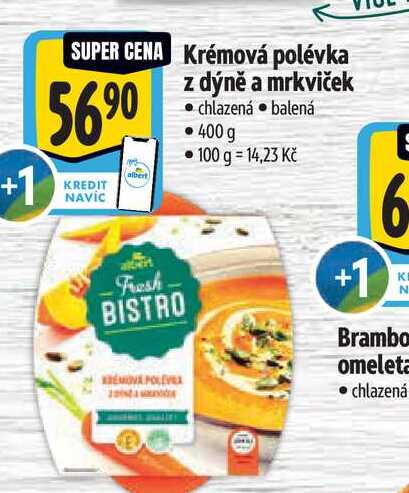Krémová polévka z dýně a mrkviček 400 g