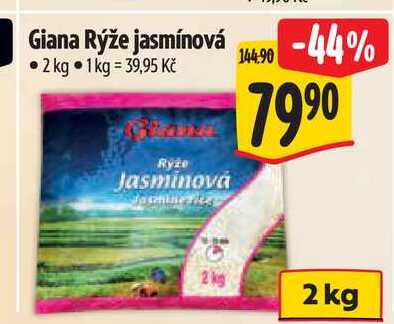 Giana Rýže jasmínová 2kg