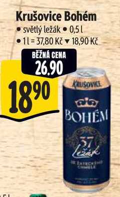 Krušovice Bohém, 0,5 l