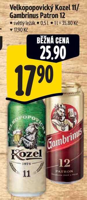 Gambrinus Patron 12, 0,5 l