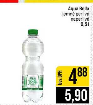 Aqua Bella jemně perlivá neperlivá 0,5l