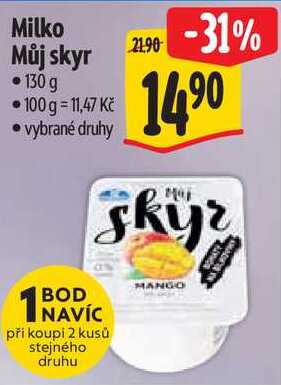 Milko Můj skyr, 130 g