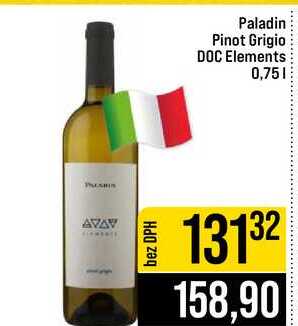 Paladin Pinot Grigio DOC Elements 0,75l