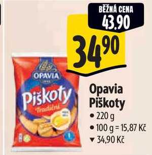 Opavia Piškoty, 220 g
