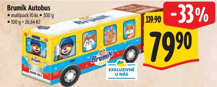 Brumík Autobus, 300 g
