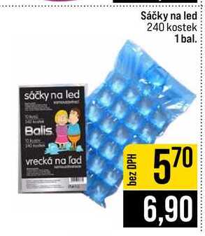 Sáčky na led 240 kostek 1 bal