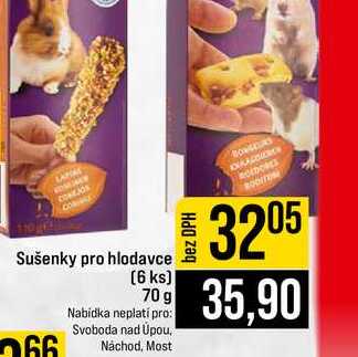 Sušenky pro hlodavce 6 ks 70 g
