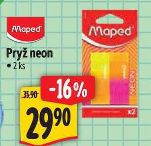 Pryž neon, 2 ks