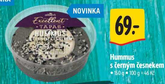Hummus s černým česnekem, 150 g