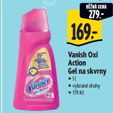 Vanish Oxi Action Gel na skvrny, 1 l Albert