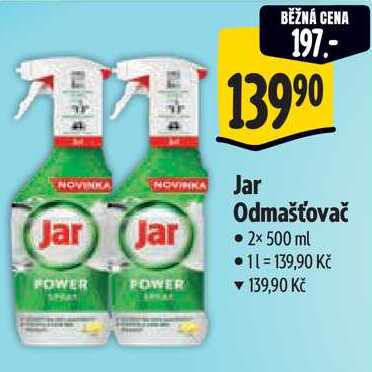 Jar Odmašťovač, 2x 500 ml Albert