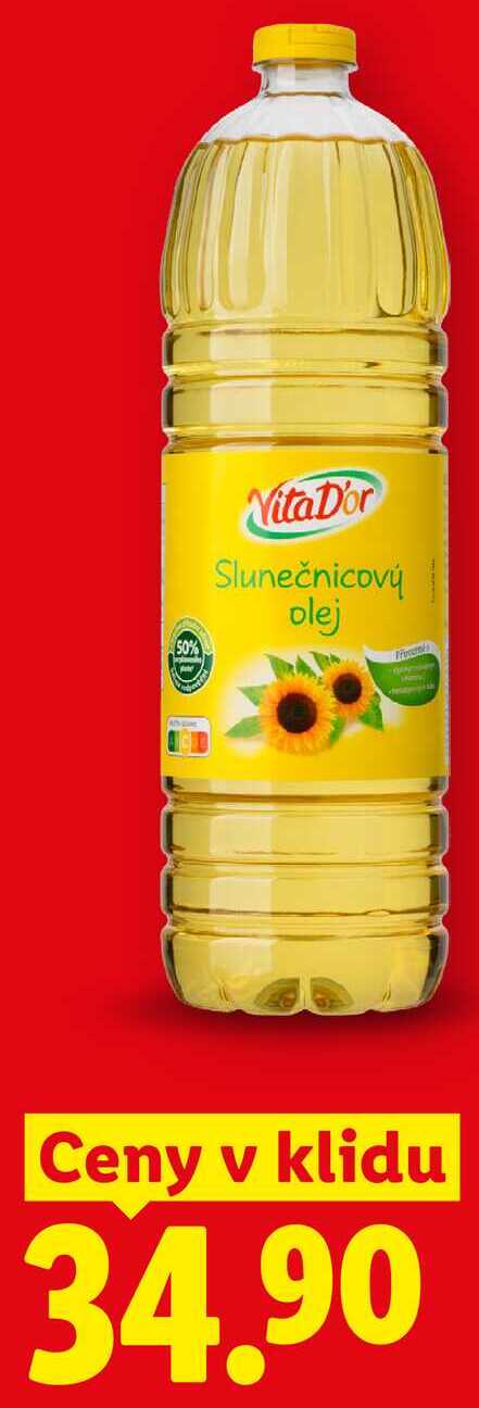 Slunečnicový olej, 1 L