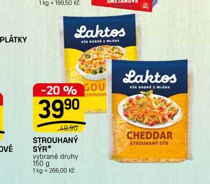 STROUHANÝ SÝR* vybrané druhy 150 g