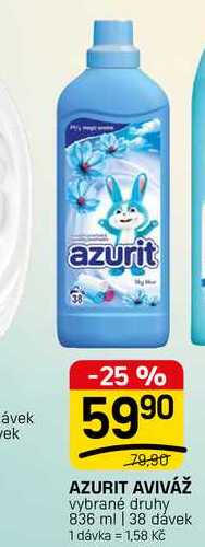 AZURIT AVIVÁŽ vybrané druhy 836 ml | 38 dávek