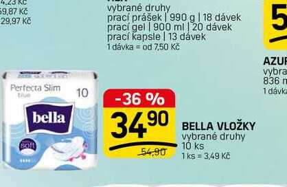 BELLA VLOŽKY vybrané druhy 10 ks