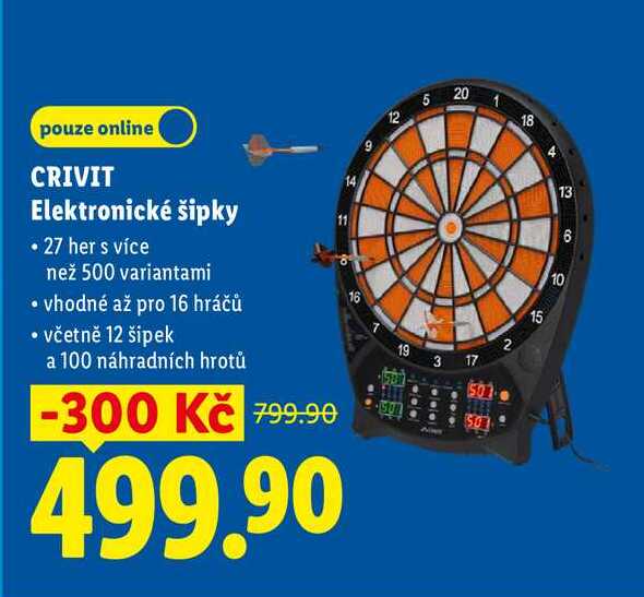 CRIVIT Elektronické šipky Lidl