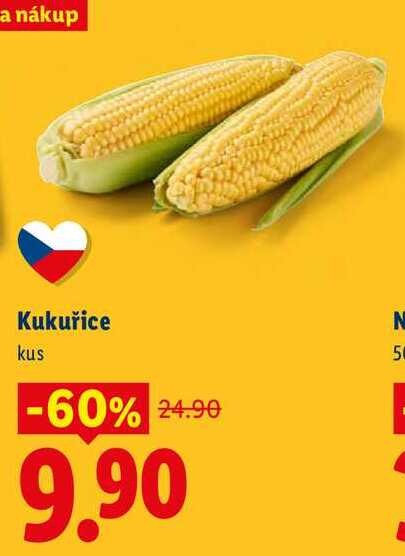 Kukuřice, kus
