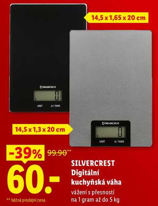 SILVERCREST Digitální kuchyňská
