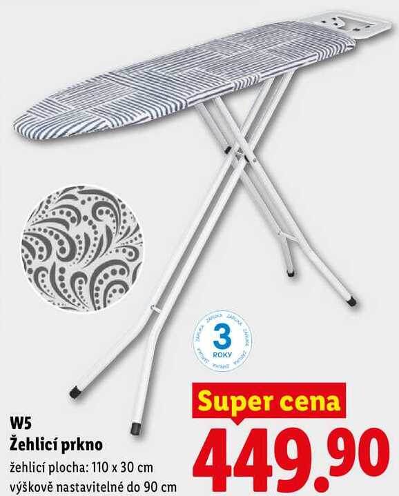  W5 Žehlicí prkno