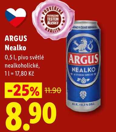 ARGUS Nealko, 0,5 l 