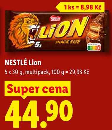 NESTLÉ Lion, 5 x 30 g