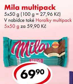 Mila multipack, 5x 50 g