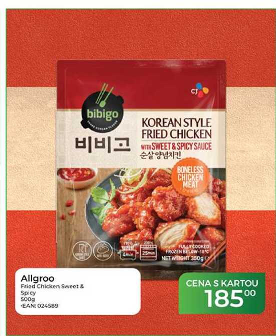 Allgroo Fried Chicken Sweet & Spicy 500g