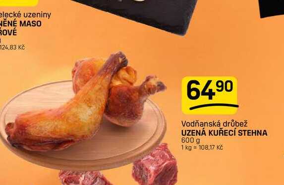 UZENÁ KUŘECÍ STEHNA 600 g