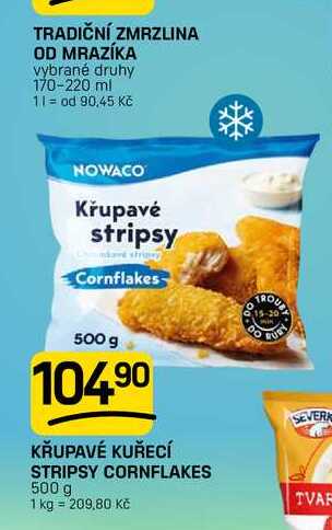 KŘUPAVÉ KUŘECÍ STRIPSY CORNFLAKES 500 g