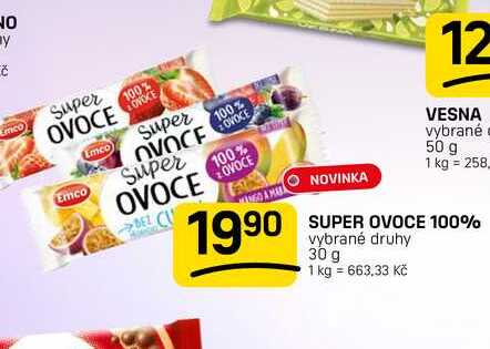 SUPER OVOCE 100% vybrané druhy 30 g
