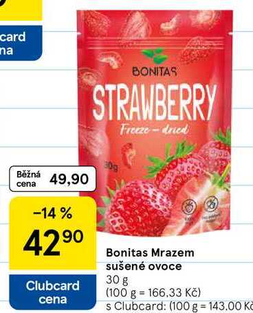 Bonitas Mrazem sušené ovoce, 30 g