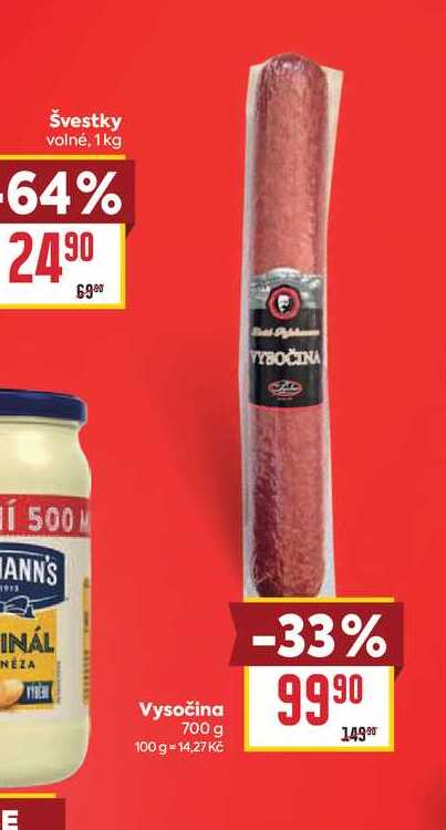 Vysočina 700 g