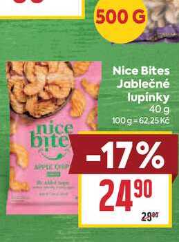 Nice Bites Jablečné lupínky 40g