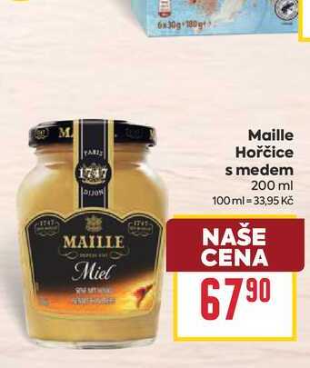 Maille Hořčice s medem 200 ml