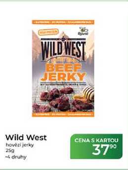Wild West hovězí jerky 25g -4 druhy
