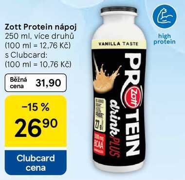 Zott Protein nápoj, 250 ml, více druhů 