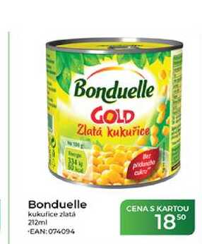 Bonduelle kukuřice zlatá 212ml