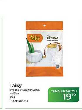 Taiky Prášek z kokosového mléka 50g