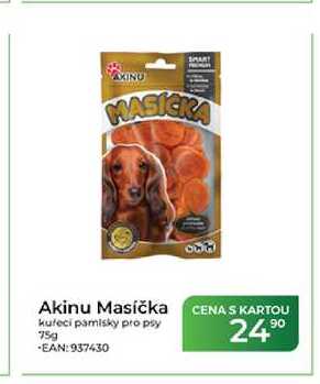Akinu Masíčka kuřecí pamlsky pro psy 75g