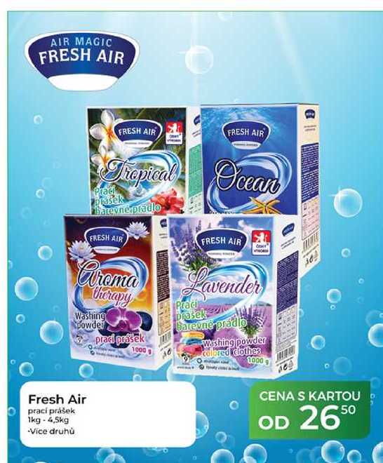Fresh Air prací prášek 1kg -4,5kg Tamda Foods